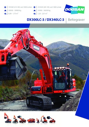Електричний гусеничний екскаватор Doosan DX300LC-3