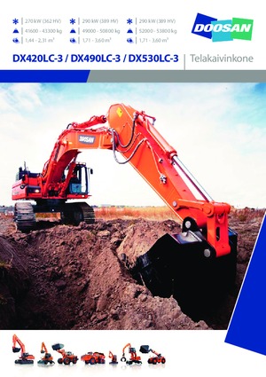 Гусеничні екскаватори Doosan DX530LC-3