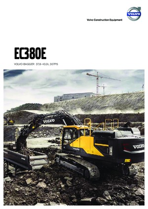 Гусеничні екскаватори Volvo EC380ENL