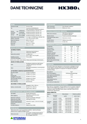 Гусеничні екскаватори Hyundai HX380L