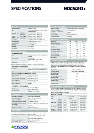 Гусеничні екскаватори Hyundai HX520L