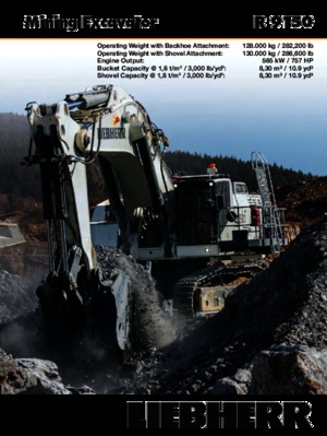 Гусеничні екскаватори Liebherr R 9150