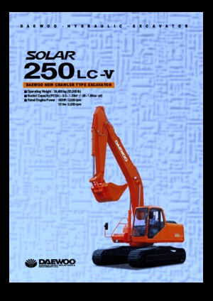 Гусеничні екскаватори Doosan Solar 250 LC-V