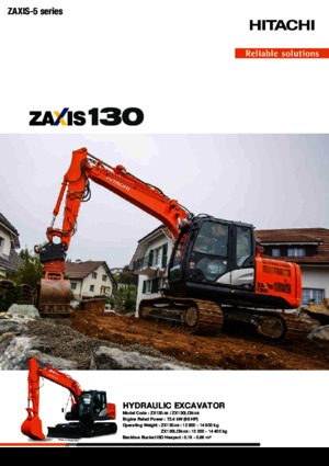 Гусеничні екскаватори Hitachi ZX 130-5 B