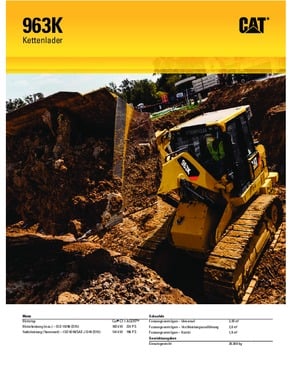 Гусеничні навантажувачі Caterpillar 963K