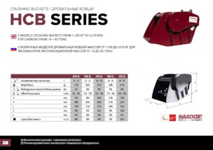 ківш-подрібнювачі Hydra Ram HCB-26
