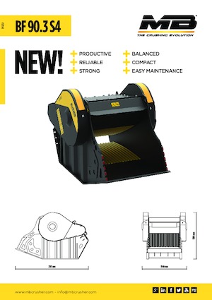 ківш-подрібнювачі MB Crusher BF90.3 S4