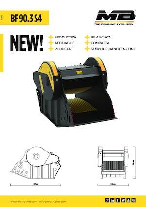 ківш-подрібнювачі MB Crusher BF90.3 S4
