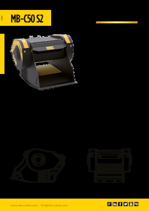 ківш-подрібнювачі MB Crusher MB-C50 S2