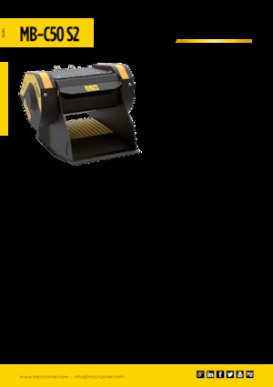 ківш-подрібнювачі MB Crusher MB-C50 S2