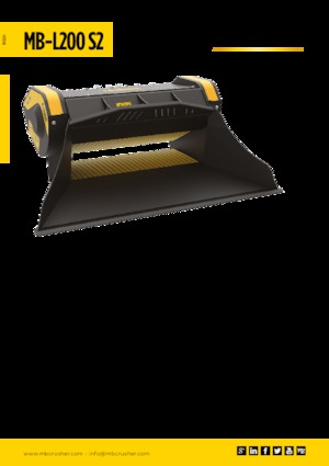 ківш-подрібнювачі MB Crusher MB-L200 S2
