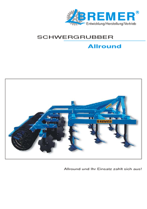 Культиватори Bremer Allround 3