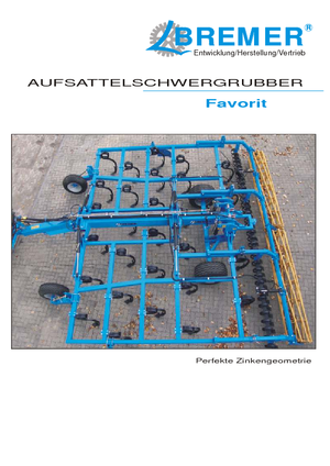Культиватори Bremer Favorit 600