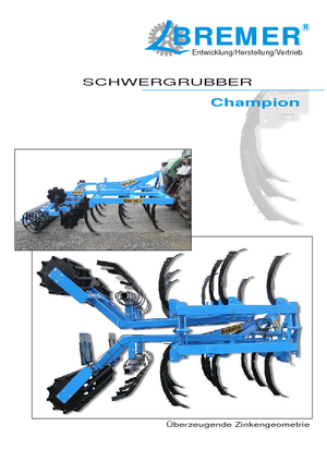 Культиватори Bremer SHG 3/23