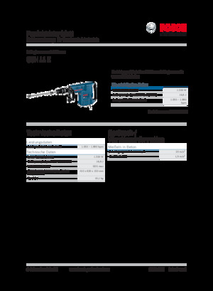 Відбійні молотки та молоти Bosch GSH 11 E