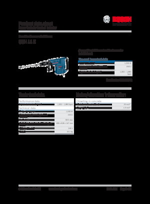 Відбійні молотки та молоти Bosch GSH 11 E