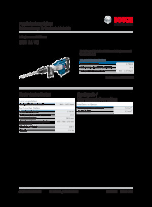 Відбійні молотки та молоти Bosch GSH 11 VC