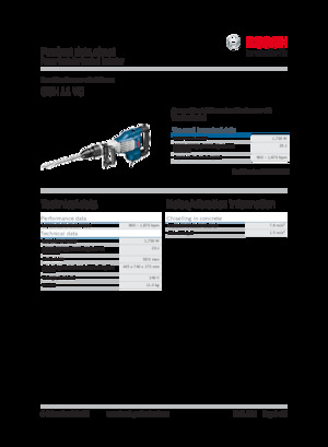 Відбійні молотки та молоти Bosch GSH 11 VC