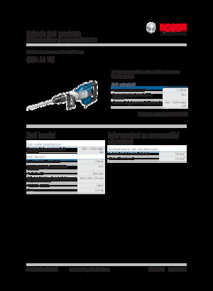 Відбійні молотки та молоти Bosch GSH 11 VC