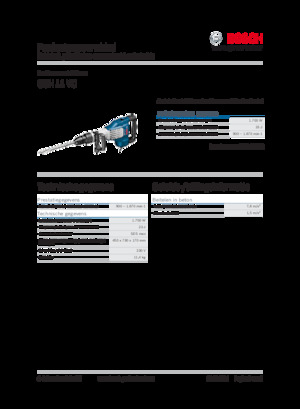 Відбійні молотки та молоти Bosch GSH 11 VC