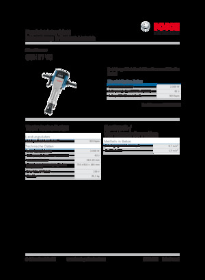 Відбійні молотки та молоти Bosch GSH 27 VC