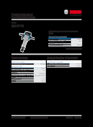 Відбійні молотки та молоти Bosch GSH 27 VC