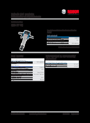 Відбійні молотки та молоти Bosch GSH 27 VC