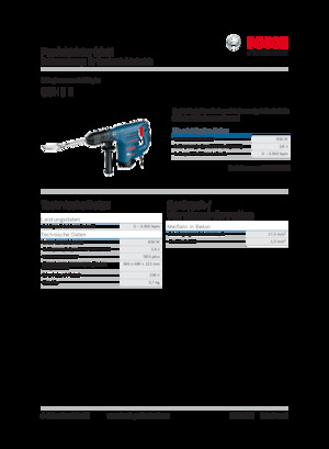 Відбійні молотки та молоти Bosch GSH 3 E
