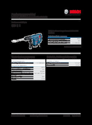 Відбійні молотки та молоти Bosch GSH 3 E