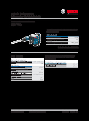 Відбійні молотки та молоти Bosch GSH 7 VC