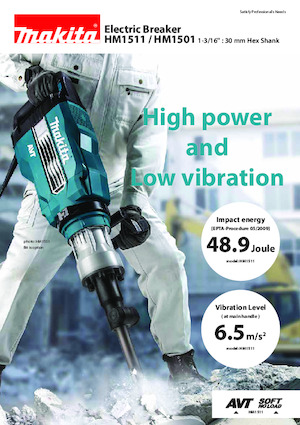 Відбійні молотки та молоти Makita HM1501