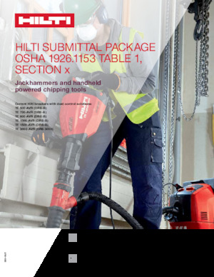 Відбійні молотки та молоти Hilti TE 800-AVR