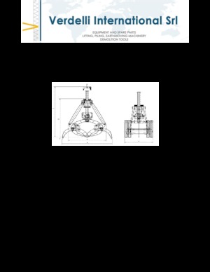 грейфери для знесення та сортування Verdelli F.M. 1600