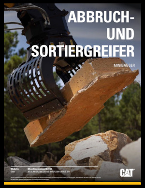 грейфери для знесення та сортування Caterpillar G308