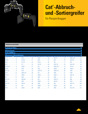 грейфери для знесення та сортування Caterpillar G318