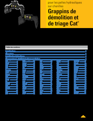 грейфери для знесення та сортування Caterpillar G318