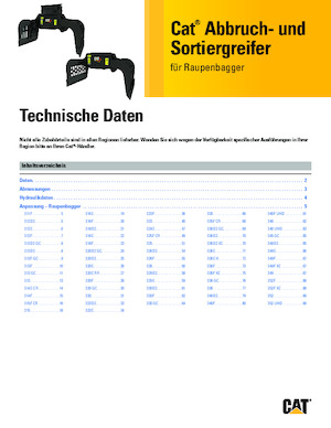 грейфери для знесення та сортування Caterpillar G318-WH