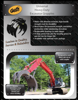 грейфери для знесення та сортування Geith HDG150QD