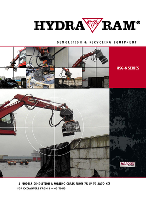 грейфери для знесення та сортування Hydra Ram HSG 4 N