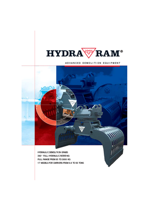 грейфери для знесення та сортування Hydra Ram HSG 150