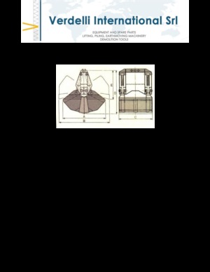 грейфери для знесення та сортування Verdelli M.I.-V. 4/2000