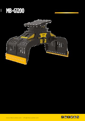 грейфери для знесення та сортування MB Crusher MB-G1200