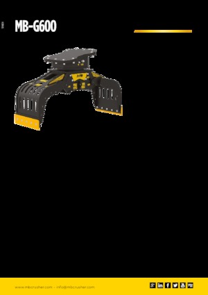 грейфери для знесення та сортування MB Crusher MB-G600