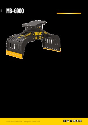 грейфери для знесення та сортування MB Crusher MB-G900