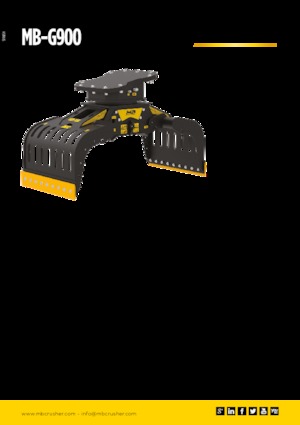 грейфери для знесення та сортування MB Crusher MB-G900