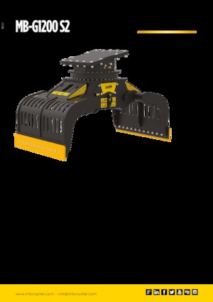грейфери для знесення та сортування MB Crusher MB-G1200 S2