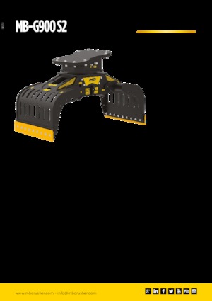 грейфери для знесення та сортування MB Crusher MB-G900 S2