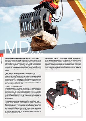 грейфери для знесення та сортування VTN MD 070