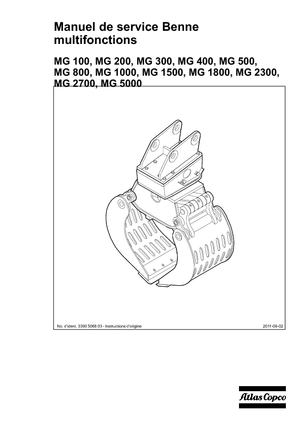 грейфери для знесення та сортування Atlas Copco MG 100