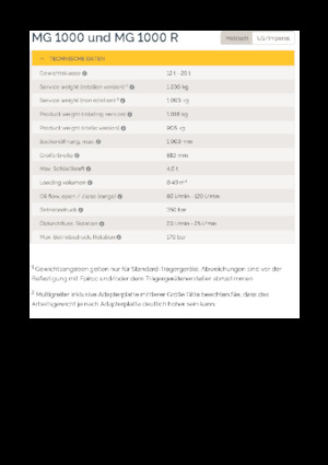 грейфери для знесення та сортування Epiroc MG 1000 R 